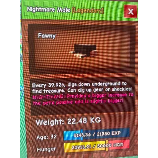 HUGE 10s CD NIGHTMARE MOLE