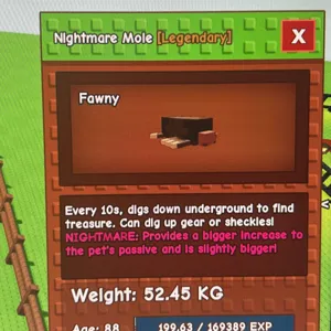 10S CD NIGHTMARE MOLE