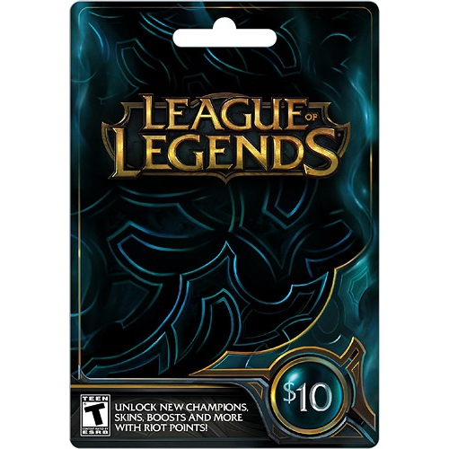 League of Legends $10 Gift Card - NA Server Only [Online Game Code]