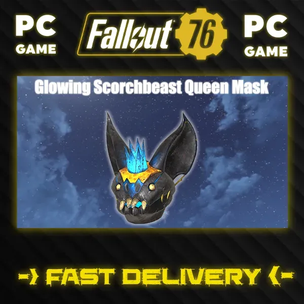 GLOWING SCORCHBEAST QUEEN MASK - Fallout 76 Game Items - Gameflip