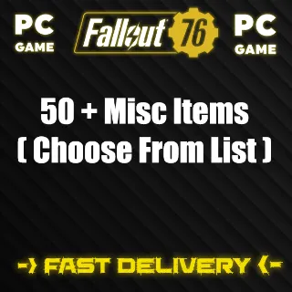 50+ Misc Items To Choose From (Pick From List in Description)