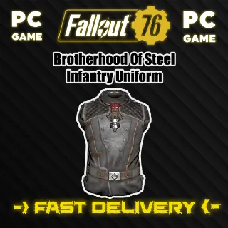 BoS Infantry Uniform (Rare) - Brotherhood of Steel Infantry Uniform