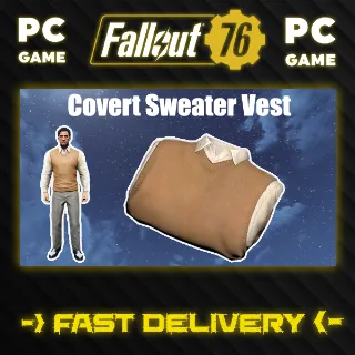 COVERT SWEATER VEST DEV ROOM APPAREL