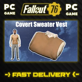 COVERT SWEATER VEST DEV ROOM APPAREL