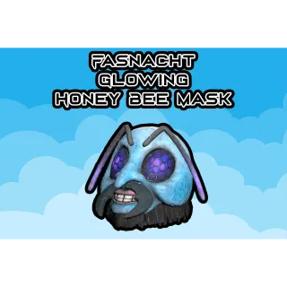 Fasnacht Glowing  Honey Bee Mask