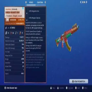Modded 4x 6th Perk Dragon's Roar Schematic