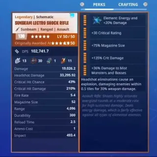 Schematic: Lectro Shock Rifle