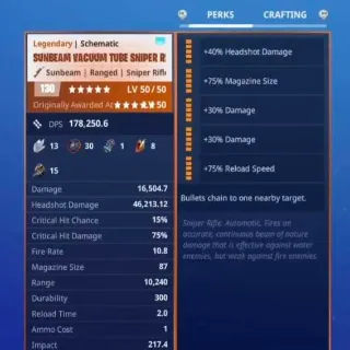 Schematic: Modded Bullet Chain Vacuum Tube Sniper