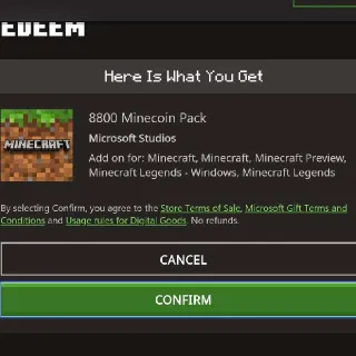 8800 Minecoins