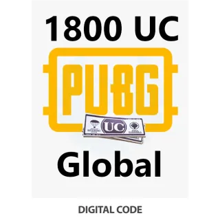 PUBG Mobile 1800 (1500 + 300) UC Global