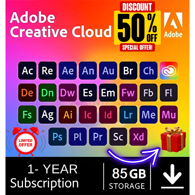 adobe creative cloud 1 year - Other Software - Gameflip