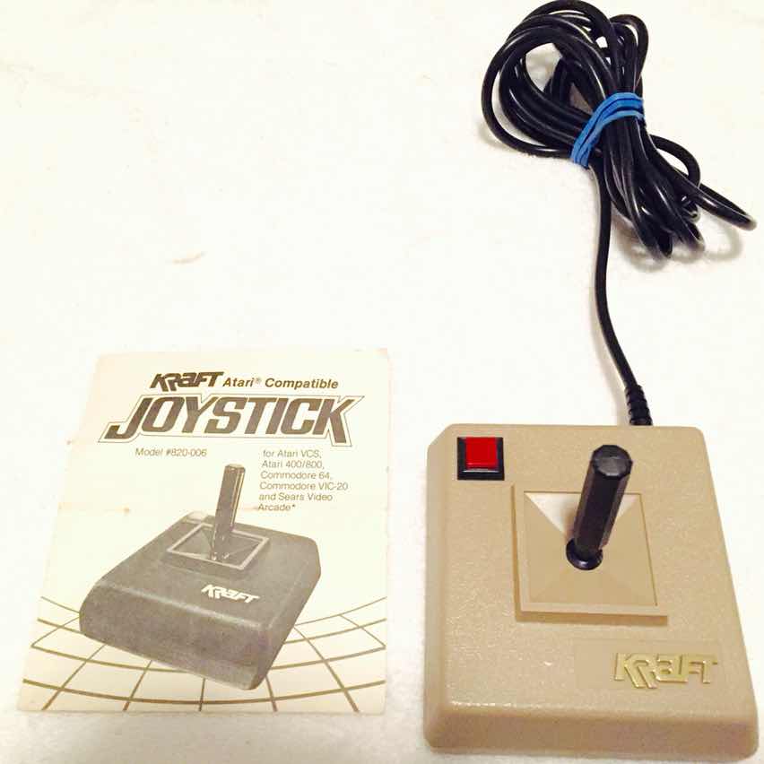 cáscara exceso simbólico Rare Kraft Joystick for Atari cvs,400/800, Commodore 64,VIC-20 -  Controladores Accesorios (Like New... - Gameflip