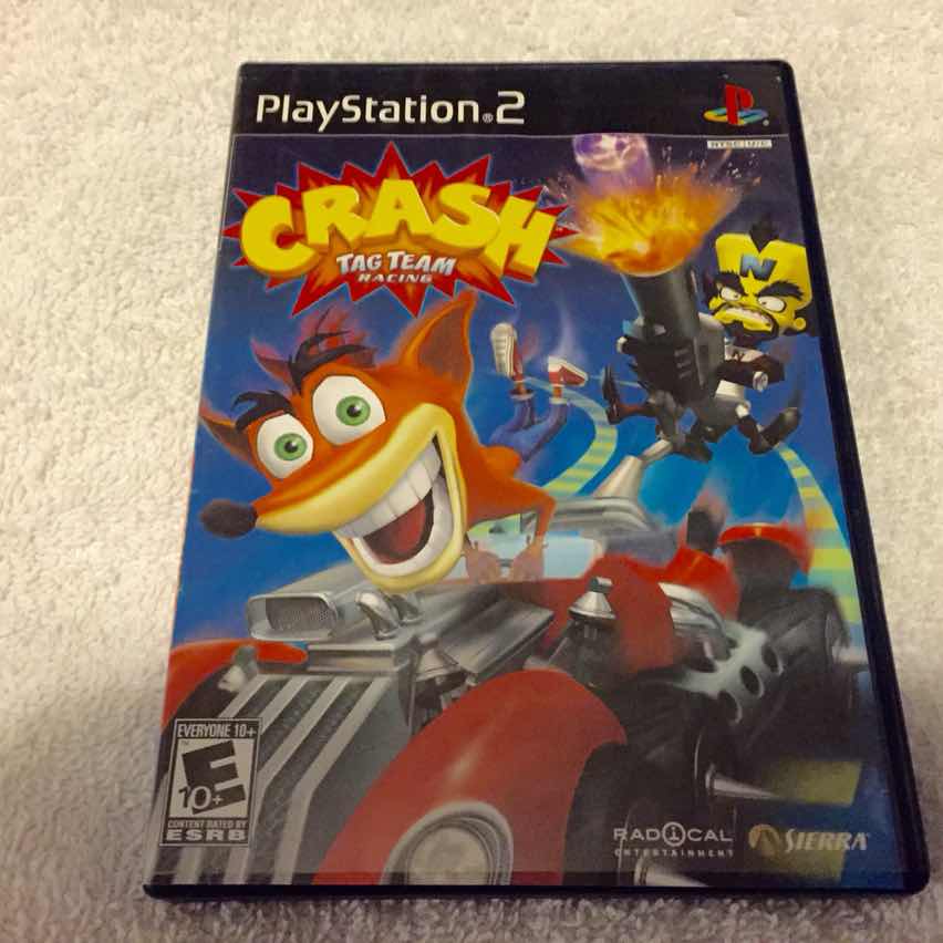 crash tag team racing playstation 2