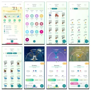 | Level 70 ( creation year 2016 ) | 161 + Legendary Pokémon | 260 + Shinies | | 93 rare candy |