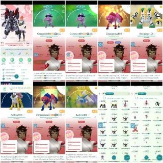 | Level 71 | 292+ Legendary Pokémon | 564+ Shinies | 71 Special background Pokemon | Armored Mewtwo |