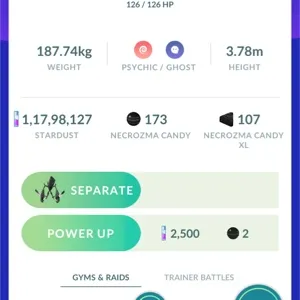 Pokemon go lev 71 account with 630 plus legendary 