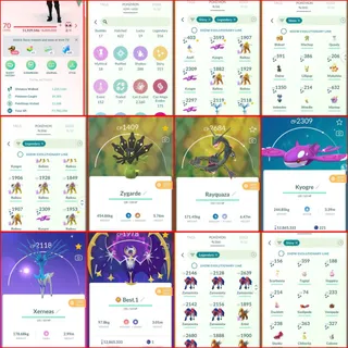 | Level 70 | 361+ Legendary Pokémon | 315 + Shinies |  170 premium pass |  12 MILLION stardust  | 