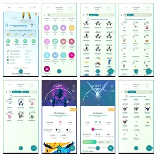 | Level 71 ( creation year 2023 ) | 253 + Legendary Pokémon | 330 + Shinies | | 151  rare candy | 54 premium passes | 