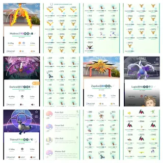 Level 70 account 167 Plus legendry | Sinny 129 Plus | Hundo 92 Pʟᴜs | 9M dust | Hundo Mewtwo 