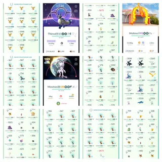 Level 70 account 163 Plus legendry | Sinny 139 Plus | Hundo 98 Pʟᴜs | 9.1 M  dust | Hundo Mewtwo 