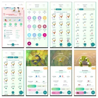 | Level 70 ( creation year 2016 ) | 92 + Legendary Pokémon | 283 + Shinies | | 452 rare candy |