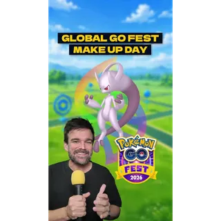  100 × MEGA MEWTWO Y RAIDS GO FEST 2026: GLOBAL SUNDAY MAKE-UP EVENT Sunday July 26, 2026  iOS & Android Supported  