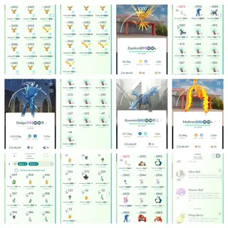 Level 70 account 169 Plus legendry | Sinny 137 Plus | Hundo 90 Pʟᴜs | 9.2 M  dust | Hundo Mewtwo t 
