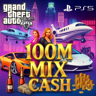 GTA V | PS5 | 100+ Million in Assets + Cash-Cars | Random RP 1-25 | Male/Female |