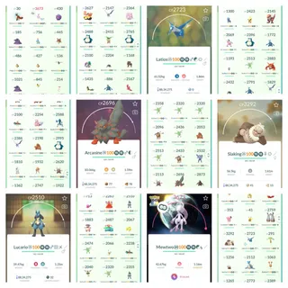 Level 70 account 138 Plus legendry | Sinny 116 Plus | Hundo 93 Pʟᴜs | 8.8 M  dust | Hundo Mewtwo 