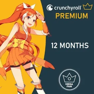 Crunchyroll Mega Fan – 12 Months Account