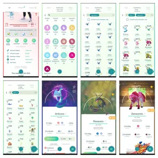 | Level 71 ( creation 2017)|  470+ Legendary Pokémon | 478 + Shinies |  shiny mew  | No Name Change   |