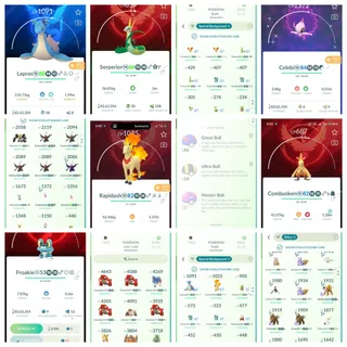 Lvl 70 Account 220 plus legendary  |shiny 260 Plus | hundo 68 Plus | 8.3 MILLION STARDUST  