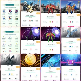| Level 71 | 209 + Legendary Pokémon | 231 + Shinies | 16 Location BG Pokemon | 