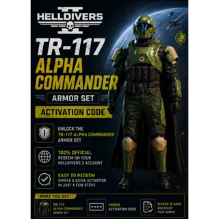 💜 HELLDIVERS 2 TR-117 Alpha Commander ❤️ Steam Key