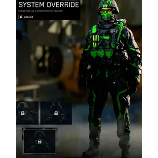 Battlefield 6 System Override Soldier Skin - Official KEY