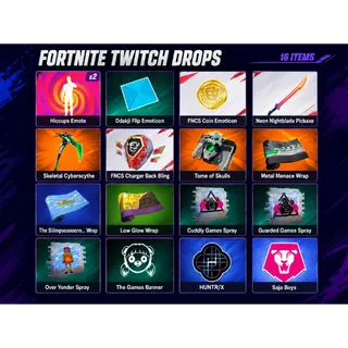  Fortnite Twitch Drops