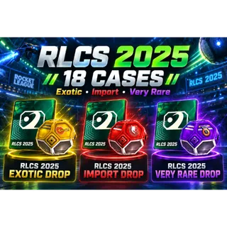 RLCS 2025 x18 Cases | Rocket League Twitch Drops