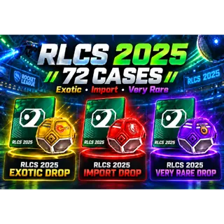 RLCS 2025 x72 Cases | Rocket League Twitch Drops