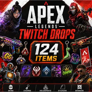 [124 ITEMS] Skins + Charms + Holosprays + Stickers + Banners ☑️ APEX LEGENDS TWITCH DROPS ☑️