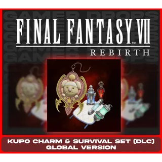 FINAL FANTASY VII REBIRTH - Kupo Charm & Survival Set DLC ✅ Steam Key ⚡ Instant