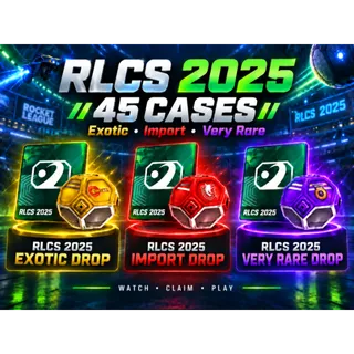 RLCS 2025 x45 Cases | Rocket League Twitch Drops