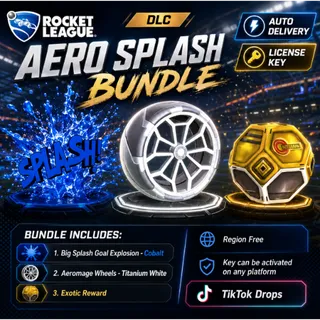 🚗 Rocket League - Aero Splash Bundle ✅ Redeem Code ⚡ All Platforms 🌏 Aero Mage TW + Big Splash + Exotic Drop