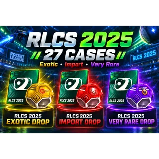 RLCS 2025 x27 Cases | Rocket League Twitch Drops