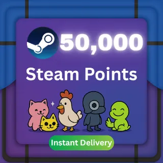 Steam Points 50000 | NO FEE | AUTO-DELIVERY 24/7