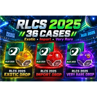 RLCS 2025 x36 Cases | Rocket League Twitch Drops