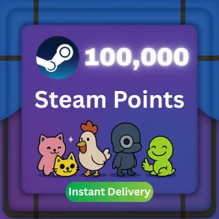 Steam Points 100000 | NO FEE | AUTO-DELIVERY 24/7