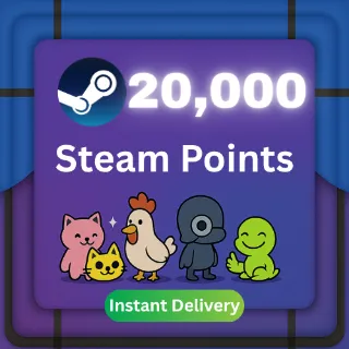 Steam Points 20000 | NO FEE | AUTO-DELIVERY 24/7
