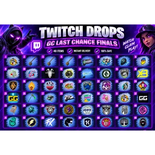 [48 items] Fortnite Twitch Drops | GC Last Chance Finals | FNCS Attacker Back Bling, Skeletal Cyberscythe, The Siiimpsooooons…
