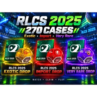 RLCS 2025 x700 Cases | Rocket League Twitch Drops