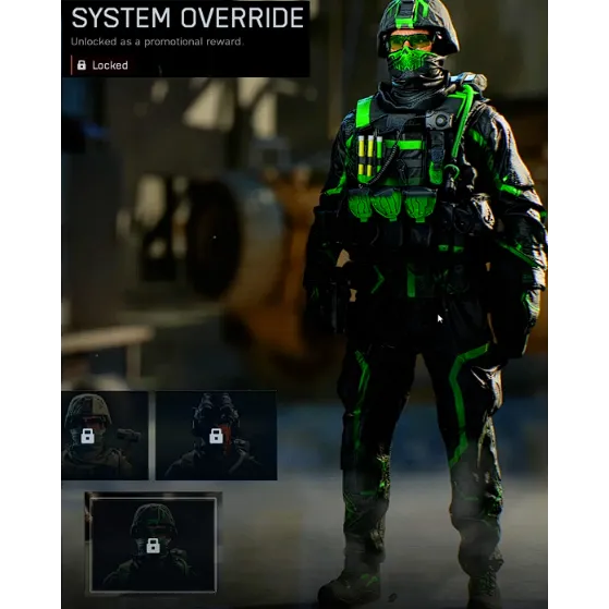 Battlefield 6 - System Override Soldier Skin - Automated delivery